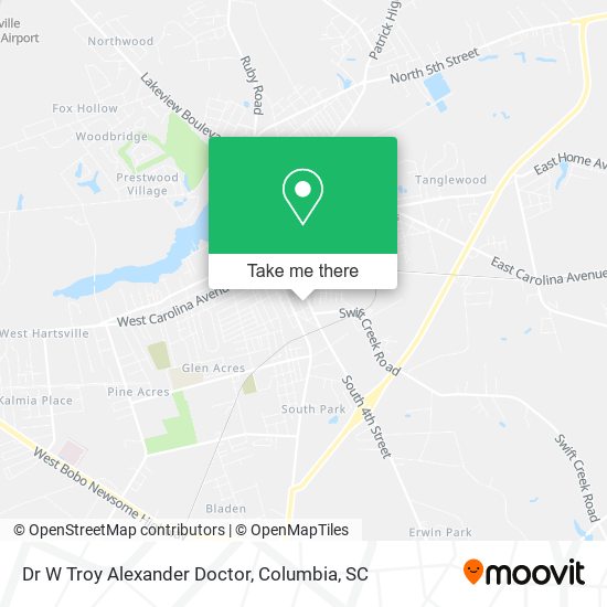 Dr W Troy Alexander Doctor map