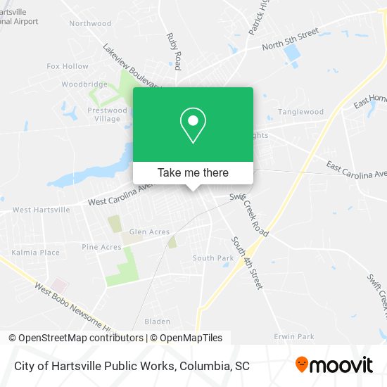 City of Hartsville Public Works map