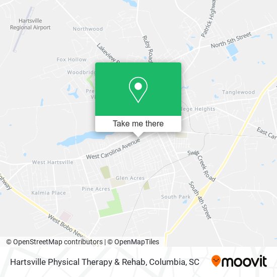 Mapa de Hartsville Physical Therapy & Rehab