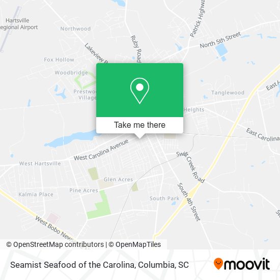 Mapa de Seamist Seafood of the Carolina
