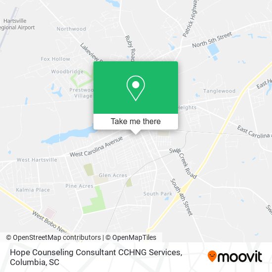 Mapa de Hope Counseling Consultant CCHNG Services