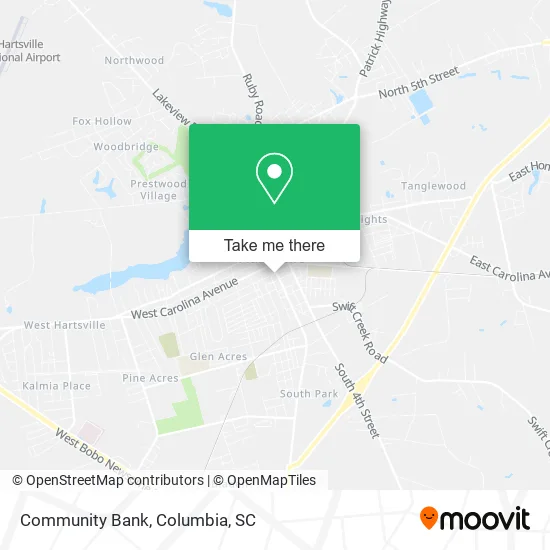 Community Bank map