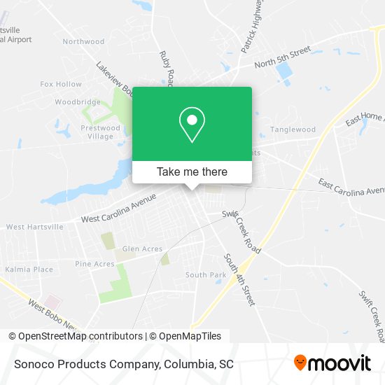 Mapa de Sonoco Products Company