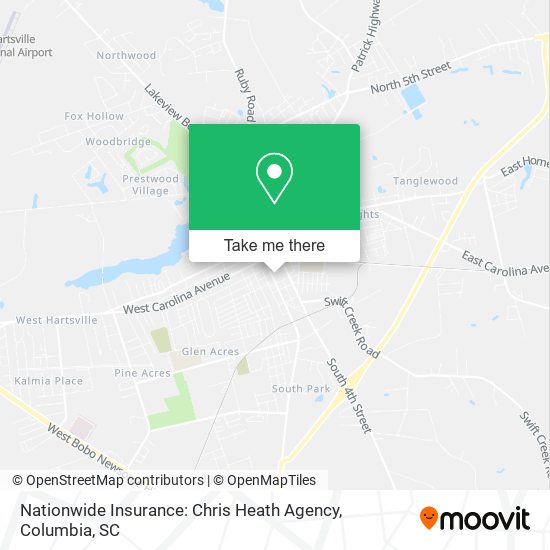 Nationwide Insurance: Chris Heath Agency map