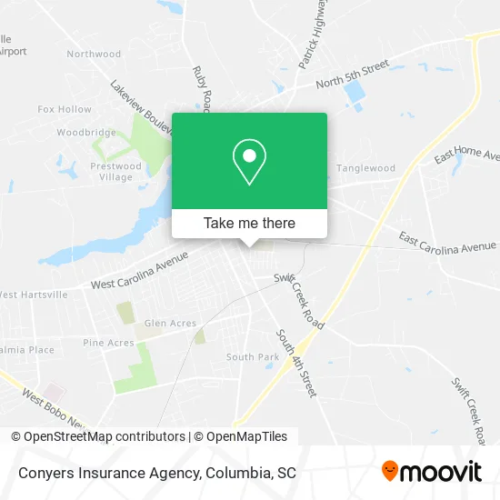 Conyers Insurance Agency map