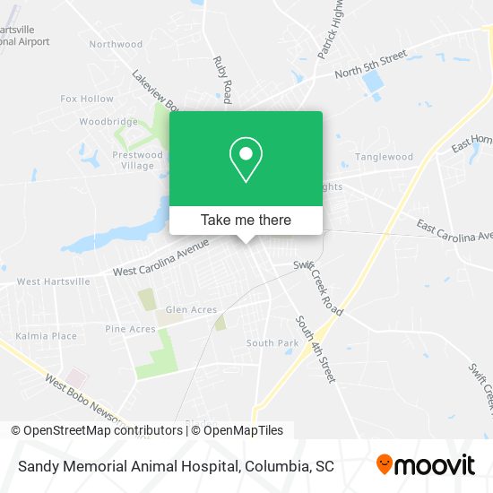 Sandy Memorial Animal Hospital map