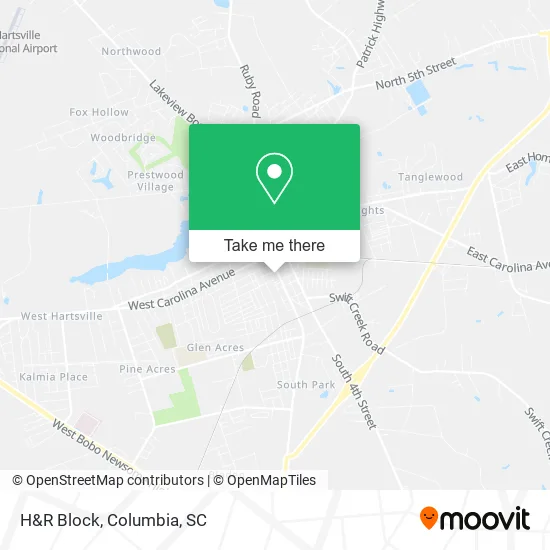 H&R Block map
