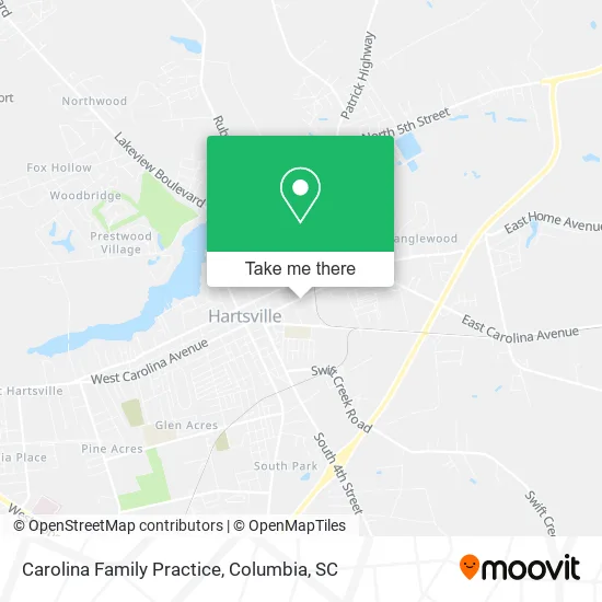 Carolina Family Practice map