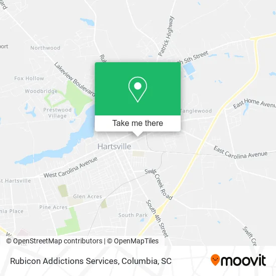 Rubicon Addictions Services map