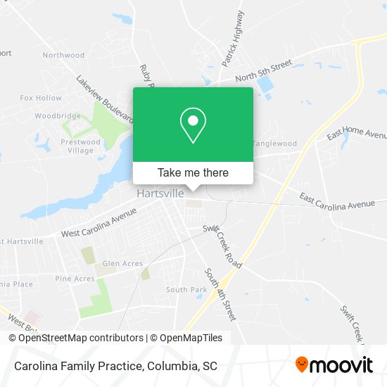 Carolina Family Practice map