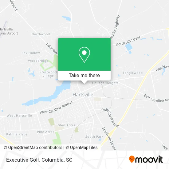 Executive Golf map