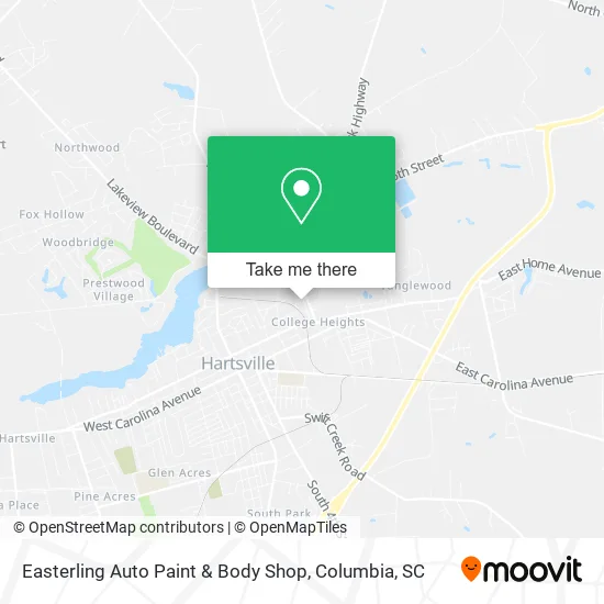 Easterling Auto Paint & Body Shop map