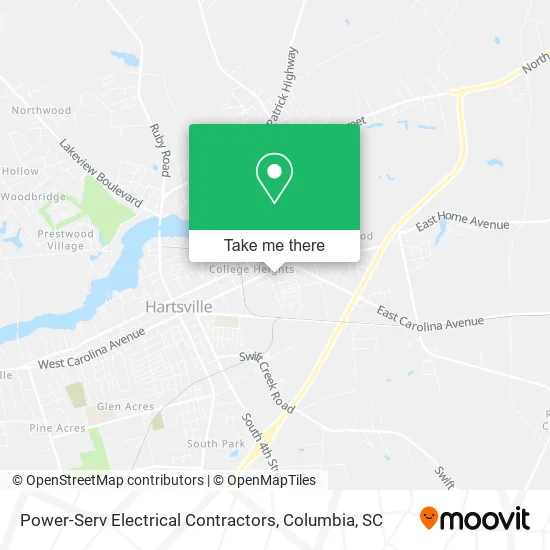 Power-Serv Electrical Contractors map