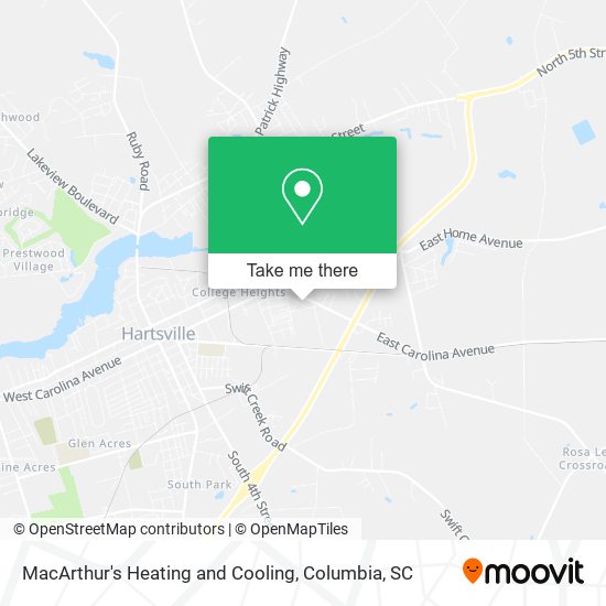 MacArthur's Heating and Cooling map