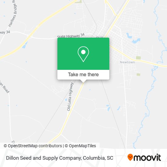 Mapa de Dillon Seed and Supply Company