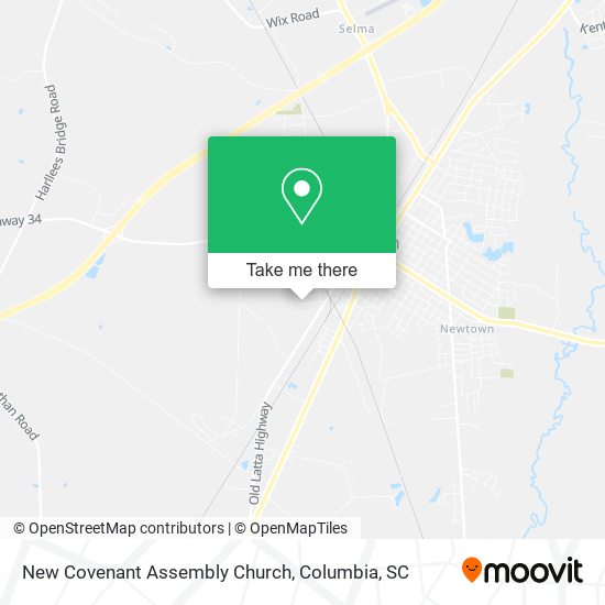 Mapa de New Covenant Assembly Church