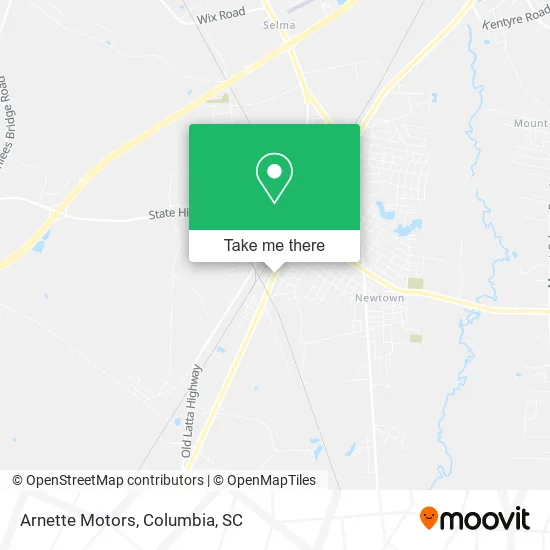 Arnette Motors map