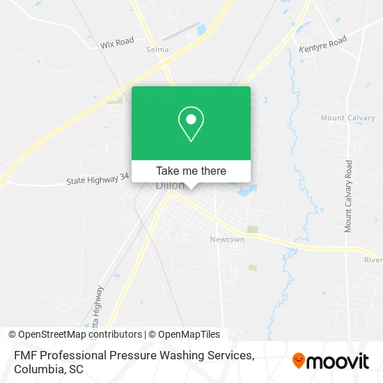 FMF Professional Pressure Washing Services map