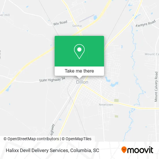 Halixx Devil Delivery Services map