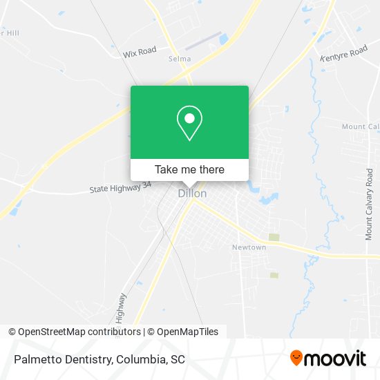 Palmetto Dentistry map