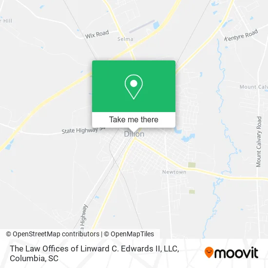 The Law Offices of Linward C. Edwards II, LLC map