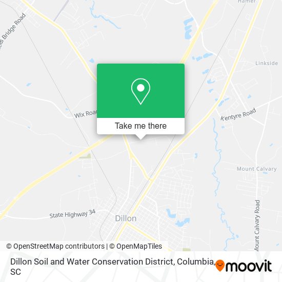 Dillon Soil and Water Conservation District map