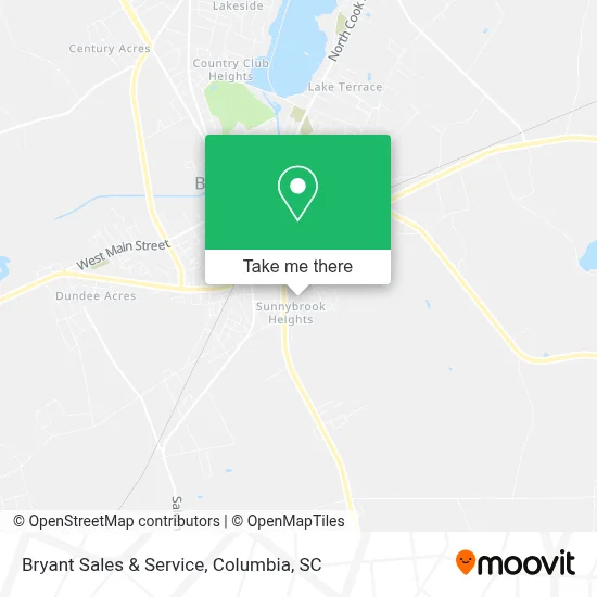 Bryant Sales & Service map