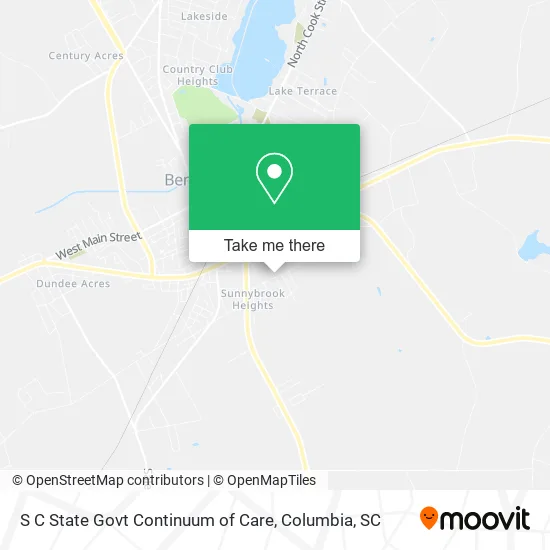 S C State Govt Continuum of Care map
