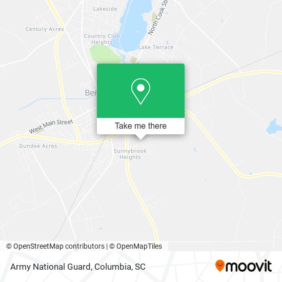 Mapa de Army National Guard