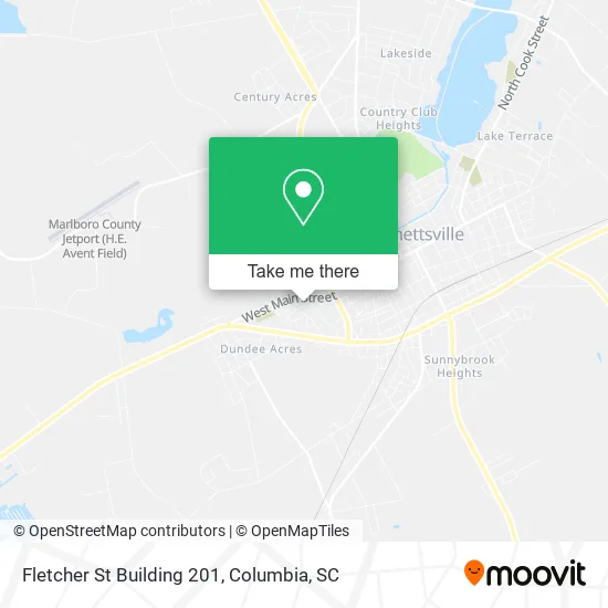 Fletcher St Building 201 map