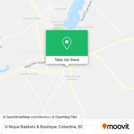 U-Nique Baskets & Boutique map