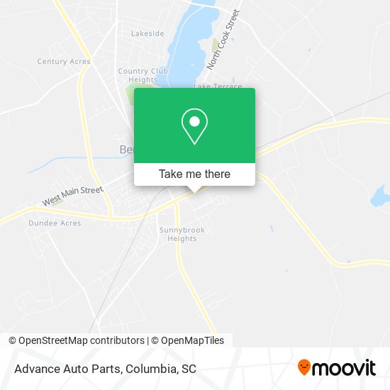 Advance Auto Parts map