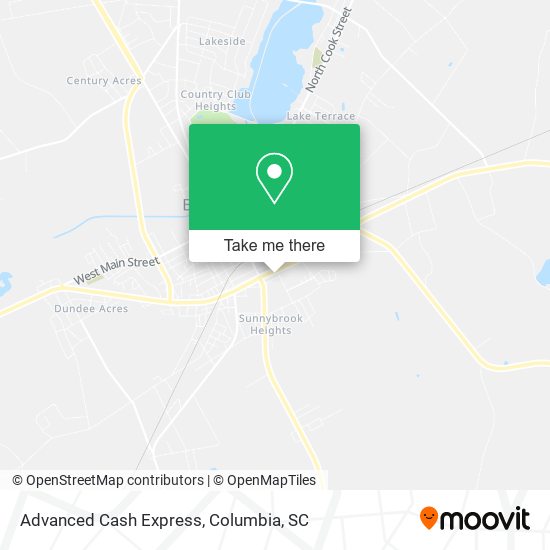 Advanced Cash Express map