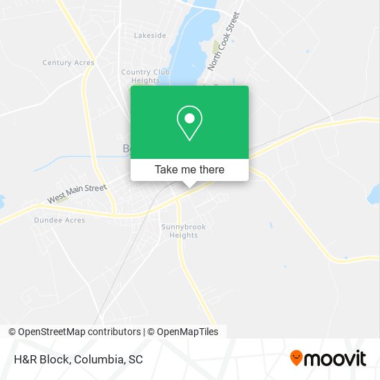 H&R Block map