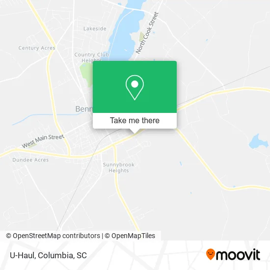 Mapa de U-Haul