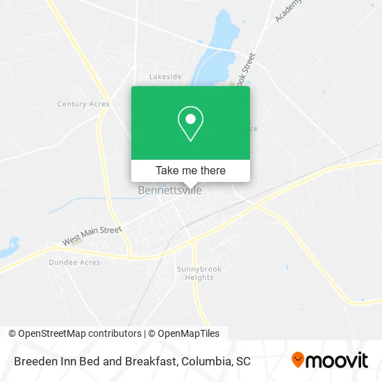 Breeden Inn Bed and Breakfast map