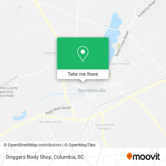 Driggers Body Shop map