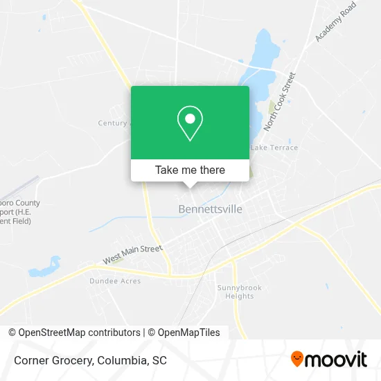 Corner Grocery map
