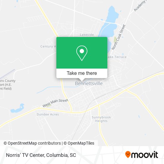 Mapa de Norris' TV Center