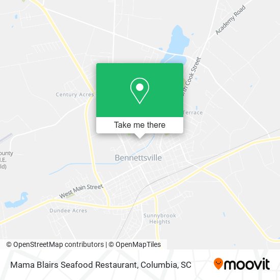 Mama Blairs Seafood Restaurant map