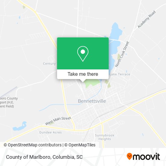 County of Marlboro map