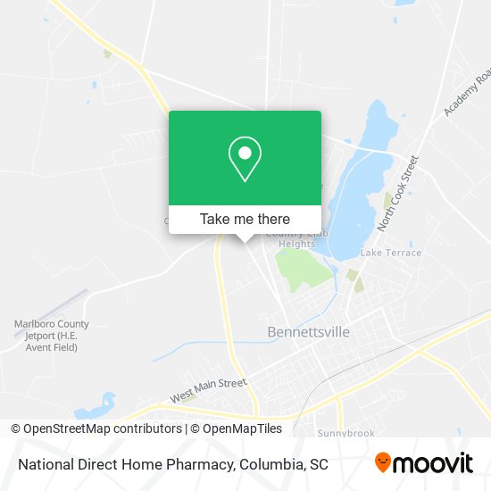 Mapa de National Direct Home Pharmacy