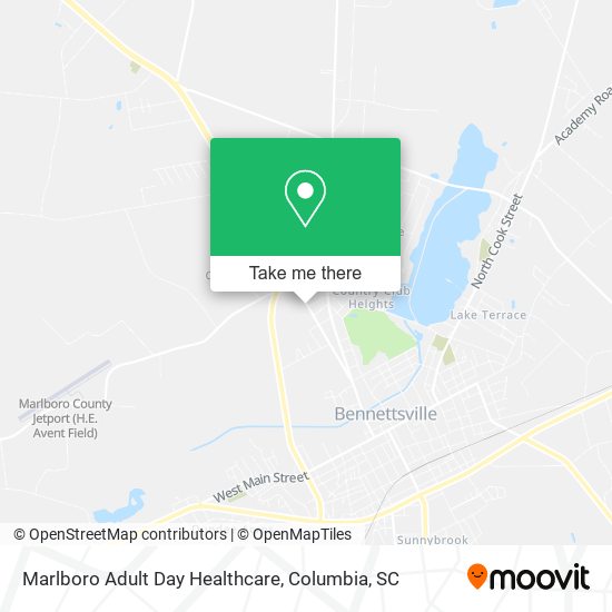 Mapa de Marlboro Adult Day Healthcare