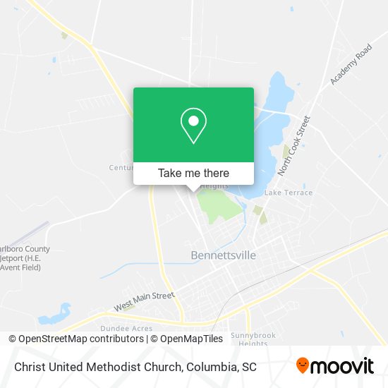 Christ United Methodist Church map