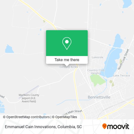 Mapa de Emmanuel Cain Innovations