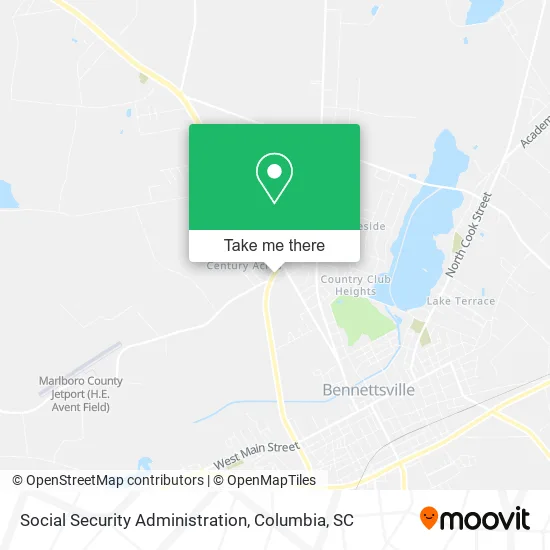 Social Security Administration map