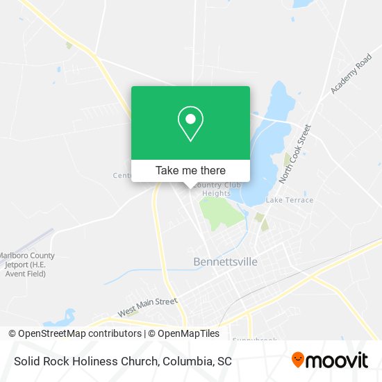 Mapa de Solid Rock Holiness Church