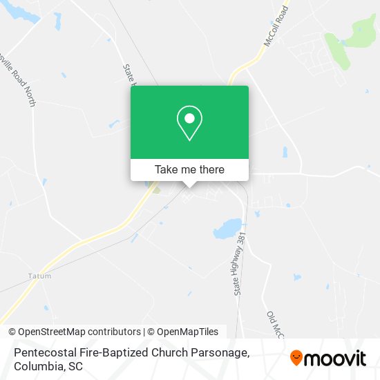 Pentecostal Fire-Baptized Church Parsonage map