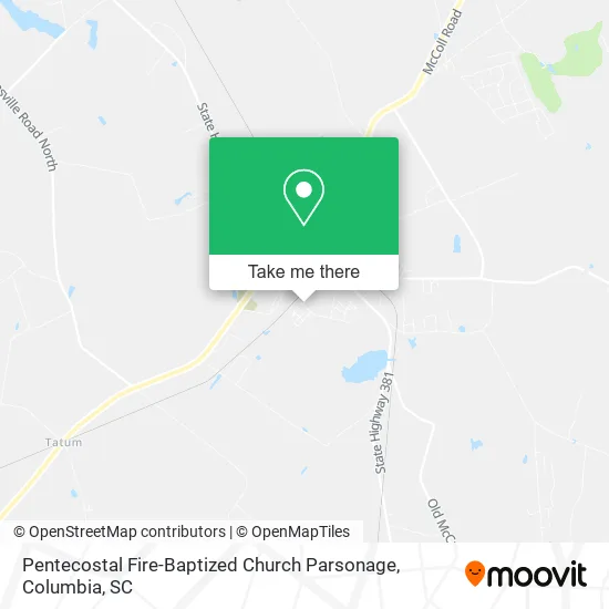 Pentecostal Fire-Baptized Church Parsonage map