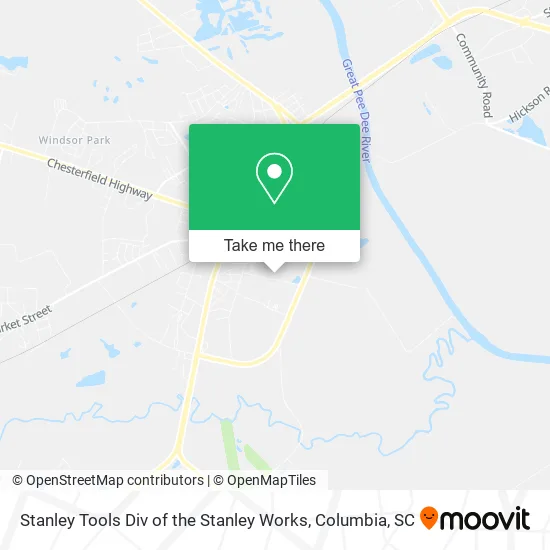 Mapa de Stanley Tools Div of the Stanley Works